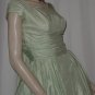 Vintage Formal light mint green prom dress evening gown 1960s No. 133