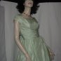Vintage Formal light mint green prom dress evening gown 1960s No. 133