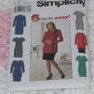7763 Simplicity Misses Misses Petite dress tunic skirt Size R  14,16,18 Uncut No. 133