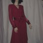 Miss Elliette Raspberry party dinner dress Shoulder pads 134