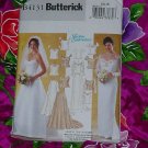 Misses lined top skirt floor length formal dress Butterick 4131 Uncut Size 6-10  No. 135