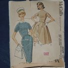 McCalls 5939 Size Misses 14 Bust 34 Dress full or slim skirt No. 135 McCalls 5939 Size Misses 14 Bust 34 Dress full or slim skirt No. 135
