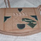 Leather Purse Handmade Vintage Stylized Bird Design No. 136 Leather Purse Handmade Vintage Stylized Bird Design No. 136