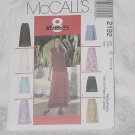 McCalls Skirts Wrap Skirt Pattern 2192 Size D 12-14-16 Uncut  No. 136