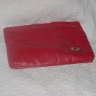 Red Clutch purse handbag pocketbook  No 137
