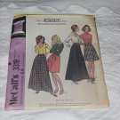 McCalls 3318 Waist 28 Hips 38 Skirts No. 138 McCalls 3318 Waist 28 Hips 38 Skirts No. 138