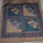 Fan design fabric panel quilt panel pillow panel No. 138
