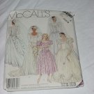 McCalls 3490 Bridal Gown Wedding Dress Bridesmaids dress Size E 14-18 No. 138