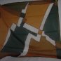 Scarf Fall Deep Green moss green earth tones abstract design Scarf  No.142