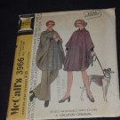 Vintage McCalls 3966 Reversible Poncho-cape Halston Original Size m Bust 34-36 No. 139 Vintage McCalls 3966 Reversible Poncho-cape Halston Original Size m Bust 34-36 No. 139