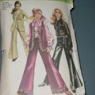 Misses vest blouse bell bottom wide leg pants Vintage Simplicity 8520 Size 8 Bust 31 1/2 No. 141 Misses vest blouse bell bottom wide leg pants Vintage Simplicity 8520 Size 8 Bust 31 1/2 No. 141