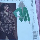 Lined Jacket McCalls Pattern M5937 Size 12-20 No. 142 Lined Jacket McCalls Pattern M5937 Size 12-20 No. 142