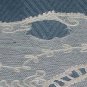 Net lace table runner dresser scarf Tambour lace has flaws No. 143