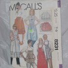McCalls 8231 Crafts half aprons bib aprons No. 146 McCalls 8231 Crafts half aprons bib aprons No. 146