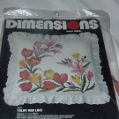 Needlepoint Kit Tulips and Lace Dimensions Cross Stitch Pillow Case Kit Unopened No. 148 Needlepoint Kit Tulips and Lace Dimensions Cross Stitch Pillow Case Kit Unopened No. 148