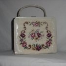 Vintage Floral tapestry needlepoint purse handbag No. 148 Vintage Floral tapestry needlepoint purse handbag No. 148