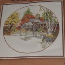 Vintage 1978 Fall Mill Pond Kit Sunset Stitchery No. 150 Vintage 1978 Fall Mill Pond Kit Sunset Stitchery No. 150