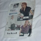 Vogue pattern Anne Klein II pattern Vogue Career Easy Pattern 2069 Size 12-16 Uncut  No.150