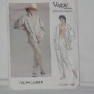 Vogue's American Designer Patterns Ralph Lauren Jacket Pants Uncut size (12) No. 161 Vogue's American Designer Patterns Ralph Lauren Jacket Pants Uncut size (12) No. 161