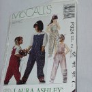McCall's Children's Girls Jumpsuit Size 10, 12, 14 Laura Ashley Uncut No. 161