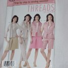Simplicity 4502 Threads Collection Misses/Miss Petite Lined Jacket Vest Pants Shorts Skirt No. 161 Simplicity 4502 Threads Collection Misses/Miss Petite Lined Jacket Vest Pants Shorts Skirt No. 161