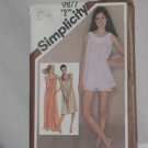 Pullover nightgown two lengths Baby dolls 9877 N0. 165