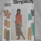 Simplicity 8124 Misses Blouse Skirt Pants Size Z 20, 22, 24  No. 165