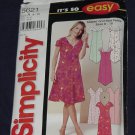 Simplicity 5621 Misses' Miss Petite Dress Size A 8-18  No. 165