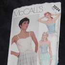 2024 McCalls Camisoles Straps Strapless No. 167