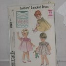 Mccall's Toddlers' Smocked Dress 7842 Size 1 No. 167 Mccall's Toddlers' Smocked Dress 7842 Size 1 No. 167