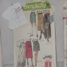 Simplicity Jiffy 9099 Skirts varied lengths Size 18 No. 167 Simplicity Jiffy 9099 Skirts varied lengths Size 18 No. 167