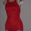 Speedo Swimsuit. Medium Orange Nylon Style 75035, 34L  No. 170