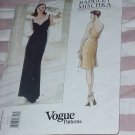 Vogue 1806 American Designer Badgley Mischka Dress A-line flared No. 32