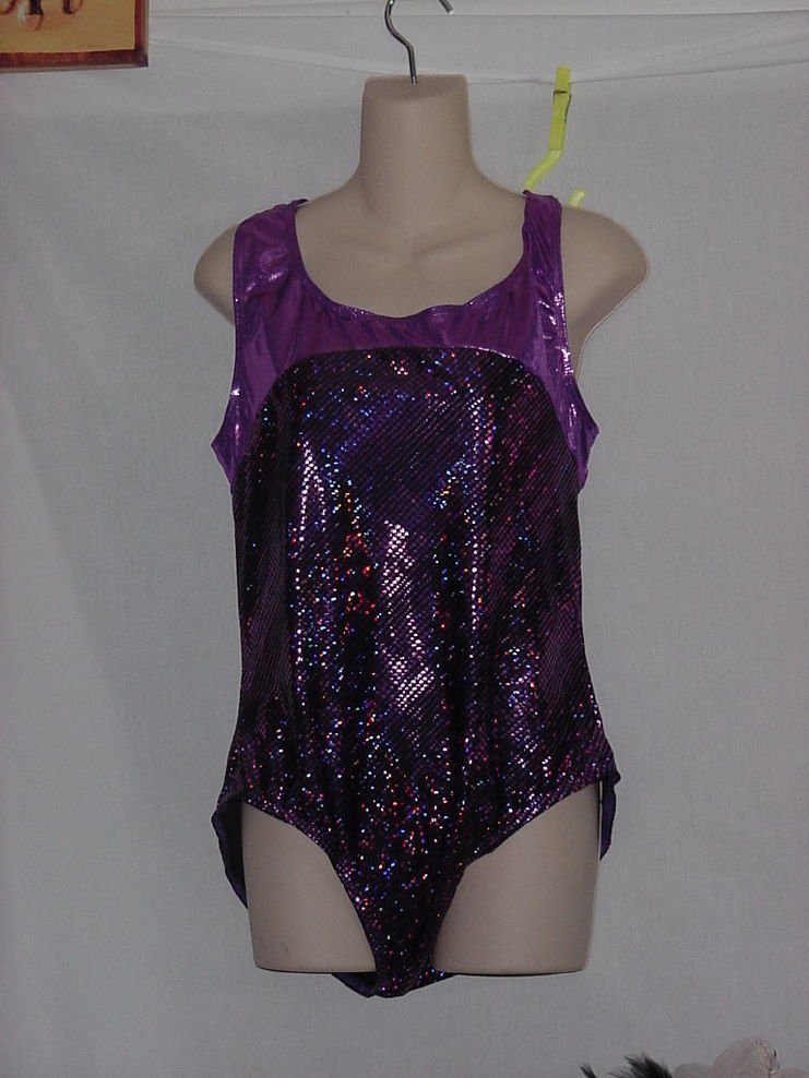 Dance Costume Purple Black Size XSC Chorus Line Twirl Jazz Tap Hip Hop ...