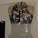 Multi color top zip front Dance top Size MC Recital Jazz Tap Hip Hop Costume  No. 171