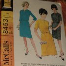 Original Uncut McCalls Pattern 8453 Size 20 1/2 Bust 41 Dress Two Variations No. 174 Original Uncut McCalls Pattern 8453 Size 20 1/2 Bust 41 Dress Two Variations No. 174