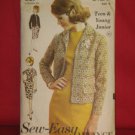 Original Uncut Advance Pattern 3129 size 9 Dress Jacket  No. 174
