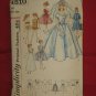 Original Simplicity Pattern 4510 Bridal Gown Trousseau Doll clothes pattern   No. 175