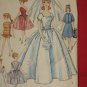 Original Simplicity Pattern 4510 Bridal Gown Trousseau Doll clothes pattern   No. 175