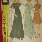 Uncut vintage pattern 4312  McCalls dress pattern Sleeveless wide collar dress No. 175