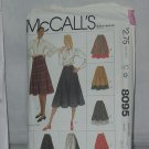 McCalls Sewing Pattern 8095 Miss size 12 Misses' Skirts gathered flared