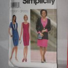 Simplicity Sewing Dress Pattern 7526 size R 14, 16, 18 no. 178 Simplicity Sewing Dress Pattern 7526 size R 14, 16, 18 no. 178