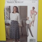 Vogue 8604 Sewing Pattern The Vogue Woman 8-10-12 Skirt Pants No. 178