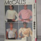 McCalls Sewing Pattern 8825 Size 12 Misses Blouses No. 178 McCalls Sewing Pattern 8825 Size 12 Misses Blouses No. 178