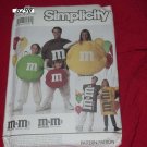 M & M's Simplicity Pattern 8290  Adults Children's M & M's costumes  No. 76