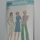 Simplicity 7385 Dress Top Pants Pattern Size 22 1/2, 24 1/2No. 184 Simplicity 7385 Dress Top Pants Pattern Size 22 1/2, 24 1/2No. 184