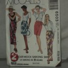 Mock Sarong Skirt Pattern McCalls 6503  No. 184