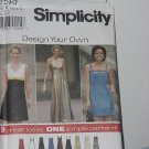 Simplicity 7510 Design Your Own Dress size 10, 12, 13 No. 184 Simplicity 7510 Design Your Own Dress size 10, 12, 13 No. 184