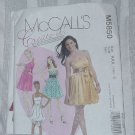 McCalls Sewing Pattern M5850 Size AAX 4,6,8,10 Lined Dresses No. 185