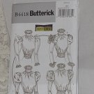 Misses Butterick Pattern Historical Blouse B4418 Lamb Chop Sleeves Size AA Uncut No. 185
